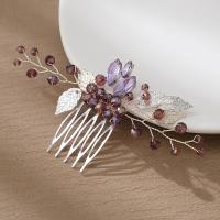 Decorative Hair Combs 304 Stainless Steel with Plastic plated fashion jewelry Sold By PC