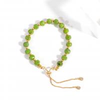 Gemstone Bracelets Brass with Gemstone plated fashion jewelry nickel lead & cadmium free Length 16 cm Sold By PC