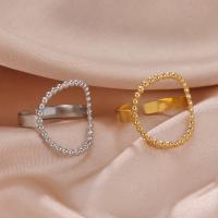 Edelstahl Ringe, 304 Edelstahl, plattiert, Modeschmuck & für Frau & hohl, keine, frei von Nickel, Blei & Kadmium, 19.4mm, verkauft von PC