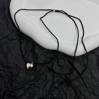 Collar de Aleación de Zinc, con cordón poliéster, Joyería & diverso tamaño para la opción, libre de níquel, plomo & cadmio, Vendido por UD