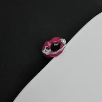 Zinklegierung Fingerring , mit Glasperlen, Modeschmuck & verschiedene Stile für Wahl, frei von Nickel, Blei & Kadmium, verkauft von PC