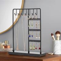 Iron Earring Display with Marble durable & multifunctional nickel lead & cadmium free Sold By PC