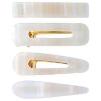 Acrylic Alligator Hair Clip with Zinc Alloy Korean style & for woman 60-80mm Sold By PC
