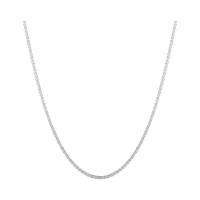 Brass Necklace, silver color plated, fashion jewelry & different length for choice & for woman, nickel, lead & cadmium free, Sold By PC