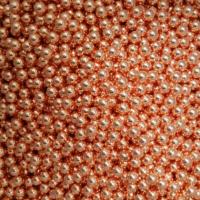 Perles bijoux en fer, Rond, Plaqué de couleur d'or rose, DIY & normes différentes pour le choix, Vendu par sac