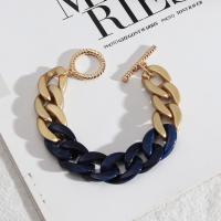 Zinc Alloy Bracelet with Resin fashion jewelry & for woman nickel lead & cadmium free Length Approx 7.87 Inch Sold By PC