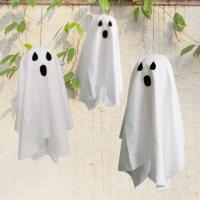 décoration d'Halloween, tissu, fantôme, Halloween Design, 240x620mm, Vendu par PC