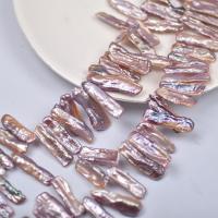 Baroko Kultūringas gėlavandenių perlų karoliukai, Gėlo vandens perlų, Pasidaryk pats, daugiau spalvų pasirinkimas, 8x25mm, Ilgis Apytiksliai 38 cm, Pardavė PC