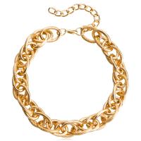 Zinklegierung Halskette, plattiert, Modeschmuck & für Frau, keine, Länge:ca. 15.2 ZollInch, verkauft von PC