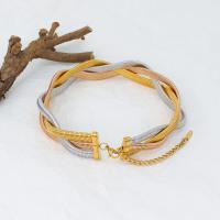 Mode-Halskette, 304 Edelstahl, mit Verlängerungskettchen von 7cm, drei Schichten & Modeschmuck & für Frau, keine, 22mm, Länge:ca. 35 cm, verkauft von PC