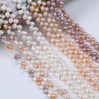 Perlas Arroz Freshwater, Perlas cultivadas de agua dulce, Bricolaje, más colores para la opción, 6-7mm, Vendido para aproximado 36 cm Sarta