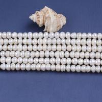Naturliga sötvattenspärla lösa pärlor, Freshwater Pearl, DIY, fler färger för val, 8-9mm, Såld Per Ca 36 cm Strand