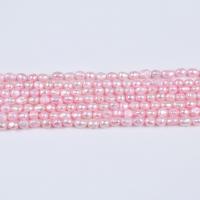 Přírodní sladkovodní perly perlí, Sladkovodní Pearl, DIY, růžový, 9-10mm, Prodáno za Cca 36 cm Strand