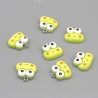 Resin Pendant Frog epoxy gel DIY green Approx Sold By Bag