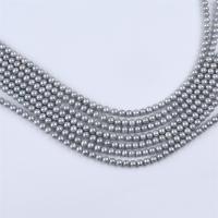 Cultured Round Freshwater Pearl Beads DIY grey 7-8mm Sold Per Approx 36 cm Strand