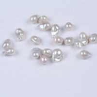 Natural Freshwater Pearl Loose Beads, Edison Pearl, DIY & no hole, white, 11-12mm, Sold By PC