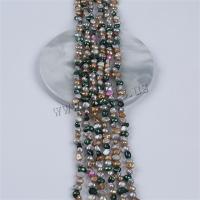 Natural Freshwater Pearl Loose Beads, DIY, mixed colors, 5-6.5mm, Sold Per Approx 36 cm Strand
