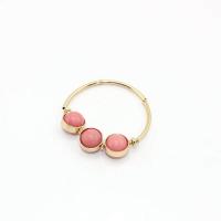 Brass Bracelet & Bangle, with Gemstone, fashion jewelry & different materials for choice & for woman, nickel, lead & cadmium free, Length:Approx 6.3 Inch, Sold By PC