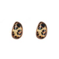 Zinc Alloy Stud Earring with Shell & fashion jewelry & for woman nickel lead & cadmium free Sold By Pair