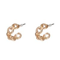 Zinc Alloy Stud Earring plated fashion jewelry & for woman & hollow nickel lead & cadmium free Sold By Pair