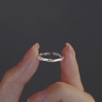 Solidny srebrny pierścień, 925 Srebro, biżuteria moda & różne style do wyboru & dla kobiety, bez zawartości niklu, ołowiu i kadmu, 2.4mm, rozmiar:13, sprzedane przez PC
