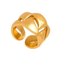 Titantium Steel δάχτυλο του δακτυλίου, Titanium Steel, κοσμήματα μόδας & για τη γυναίκα, περισσότερα χρώματα για την επιλογή, 14mm, Μέγεθος:7, Sold Με PC