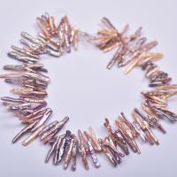 Perles d'espacement Bijoux, perle d'eau douce cultivée, DIY, couleurs mélangées, 30mm, Vendu par Environ 38 cm brin