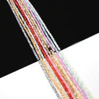 Spacer Beads Jóias, concha, DIY, Mais cores pare escolha, 2x4mm, comprimento Aprox 38 cm, vendido por PC