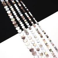 Perles d'espacement Bijoux, coquille noire, coeur, DIY & normes différentes pour le choix, Vendu par Environ 38 cm brin