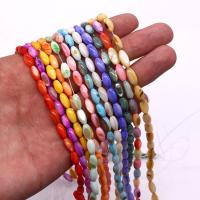 Natural Freshwater Shell Beads, DIY, more colors for choice, aboutuff1a5x8-6x9mm, Sold Per Approx 38 cm Strand