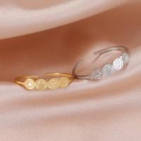 Edelstahl Ringe, 304 Edelstahl, plattiert, Modeschmuck & für Frau, keine, frei von Nickel, Blei & Kadmium, 3.8mm, verkauft von PC