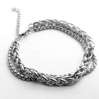 Titanium Steel Bracelet & Bangle fashion jewelry nickel lead & cadmium free Sold By PC