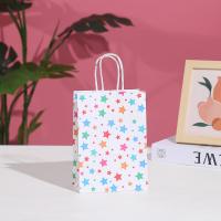 Fashion Gift Bag, Kraft, multifunktionella & olika storlek för val & olika stilar för val, Ca 24PC/Lot, Säljs av Lot