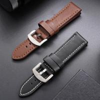 Watch Bands, PU Leather, with 304 Stainless Steel, Unisex, more colors for choice, 22mm, Length:Approx 12.3 cm, Approx 8.7 cm, Sold By PC