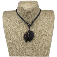 Resin Necklace, fashion jewelry & for woman, brown, Length:50-88 cm, Sold By PC