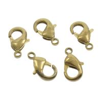 Brass Lobster Clasp DIY original color nickel lead & cadmium free Approx Sold By Bag