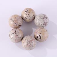 Fashion Decoration Chinese Painting Stone Round polished for home and office mixed colors Sold By PC