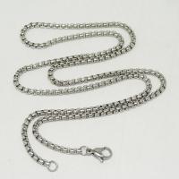 Stainless Steel Necklace Chain 316 Stainless Steel fashion jewelry & Unisex original color nickel lead & cadmium free Length Approx 95-100 m Sold By PC