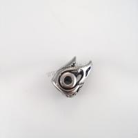 Stainless Steel Spacer Beads, 304 Stainless Steel, Bird, DIY & blacken, original color, 22x14x10mm, Hole:Approx 6mm, Sold By PC