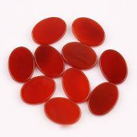 Agate Cabochon, Oval, DIY, more colors for choice, 13x18x3mm, Sold By PC