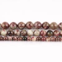 Gemstone Jewelry Beads Plum Blossom Tourmaline Round polished DIY Sold Per Approx 38 cm Strand
