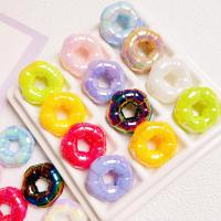 Perles  acrylique plaqué , DIY & lumineux, plus de couleurs à choisir, 24mm, Trou:Environ 2.5mm, Vendu par PC