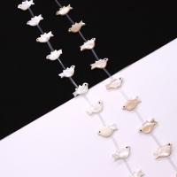 Perles de coquillages blancs, Lèvre blanche, colombe, DIY, blanc, 12x20mm, Vendu par PC