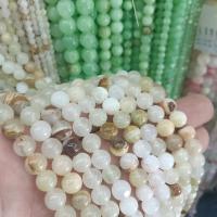 Natural Jade Beads, Jade New Mountain, Round, DIY & different size for choice, Sold By Strand