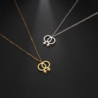 Stainless Steel Jewelry Necklace, 304 Stainless Steel, with 5cm extender chain, plated, fashion jewelry & Unisex & different designs for choice, more colors for choice, nickel, lead & cadmium free, Length:Approx 45 cm, Sold By PC