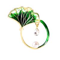 Zinc Alloy Brooches plated & for woman & enamel & with rhinestone Sold By PC