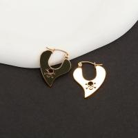 Titanium Steel  Earring, Halloween Design & fashion jewelry, nickel, lead & cadmium free, Sold By Pair