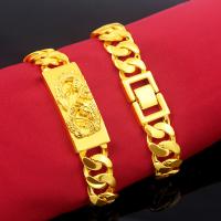 Tibetan Style Bracelet, fashion jewelry & for man, nickel, lead & cadmium free, 20cm, Sold By PC