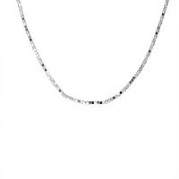 Brass Necklace silver color plated fashion jewelry & for woman nickel lead & cadmium free Sold By PC