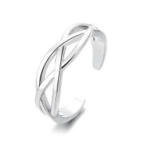 Ring Finger mosiądz, biżuteria moda & różne style do wyboru & dla kobiety & pusty, bez zawartości niklu, ołowiu i kadmu, rozmiar:7, sprzedane przez PC